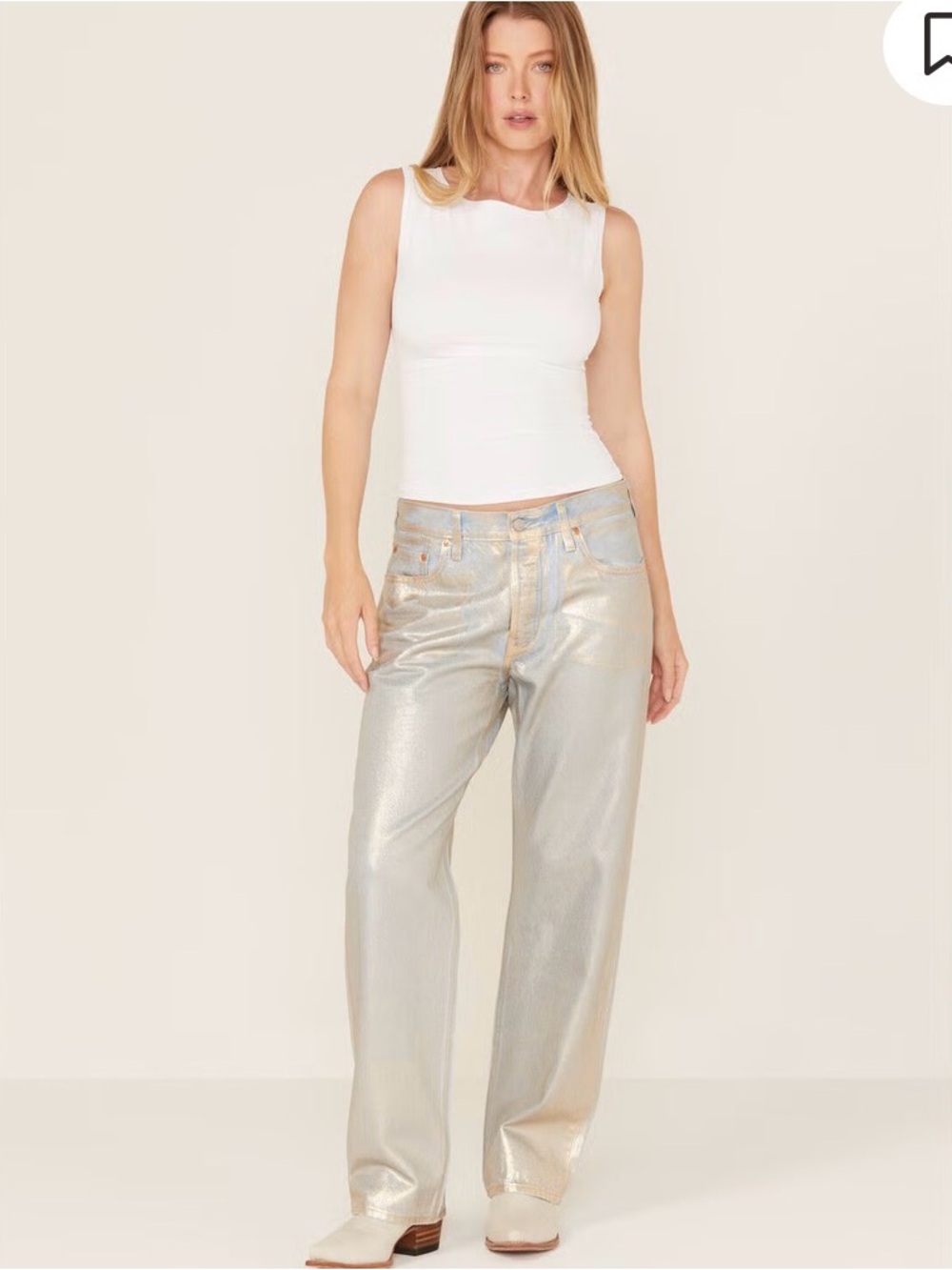 Levi's 90’s Optical Illusion, Straight-Leg Jeans